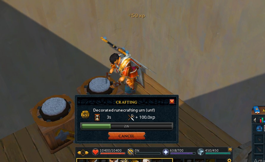 RuneScape 3 AFK Money Making - Crafting Decorated Urn