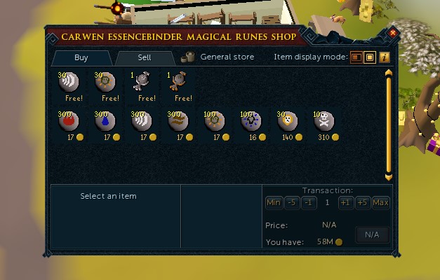 RuneScape 3 Best Dailies - Shop Runs