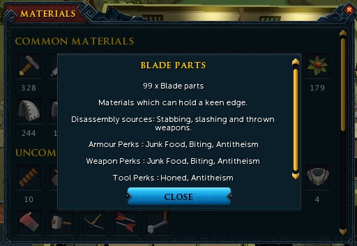 RuneScape 3 Best Blade Parts Source Items
