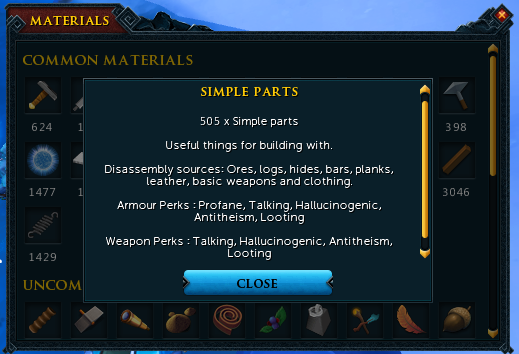 RuneScape 3 Best Simple Parts Source Items