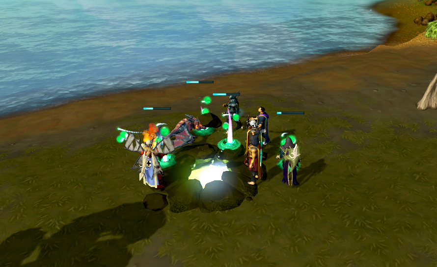 Vibrant Wisps in World 79